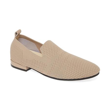 WOMEN'S ULTIMATE TAUPE KNIT LOAFER