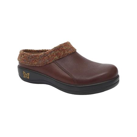 WOMEN'S KYAH BROWN LEATHER CLOG